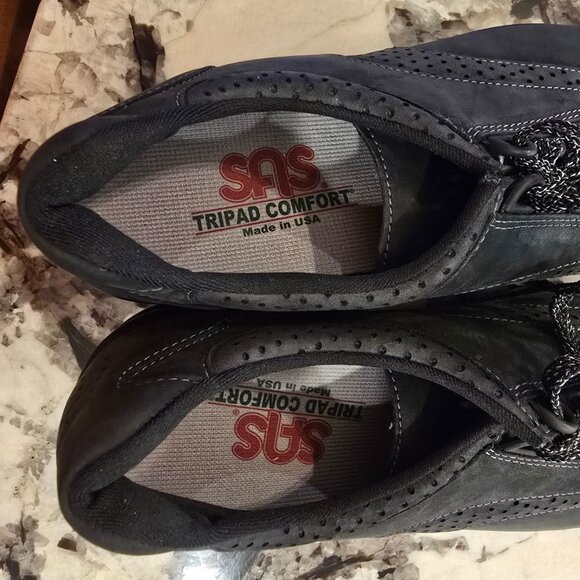 SAS Walk Easy Walking Shoe Tripad Comfort Black Nero Women 8M Great Condition! - Picture 7 of 14